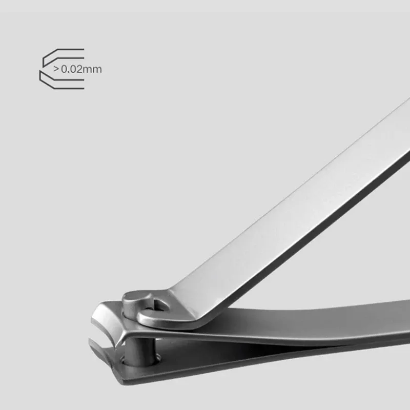 Gros plan sur la finition des coupe-ongles Xiaomi Mijia