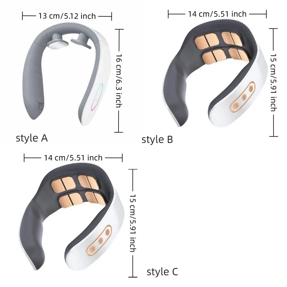 Masseur cervical intelligent à 8 têtes avec compresse chaude, ergonomique et portable pour un usage à domicile 6