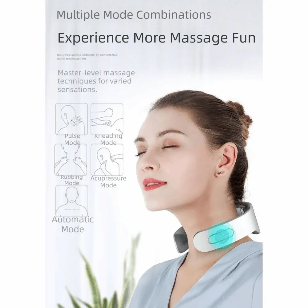 Masseur de cou ergonomique en utilisation