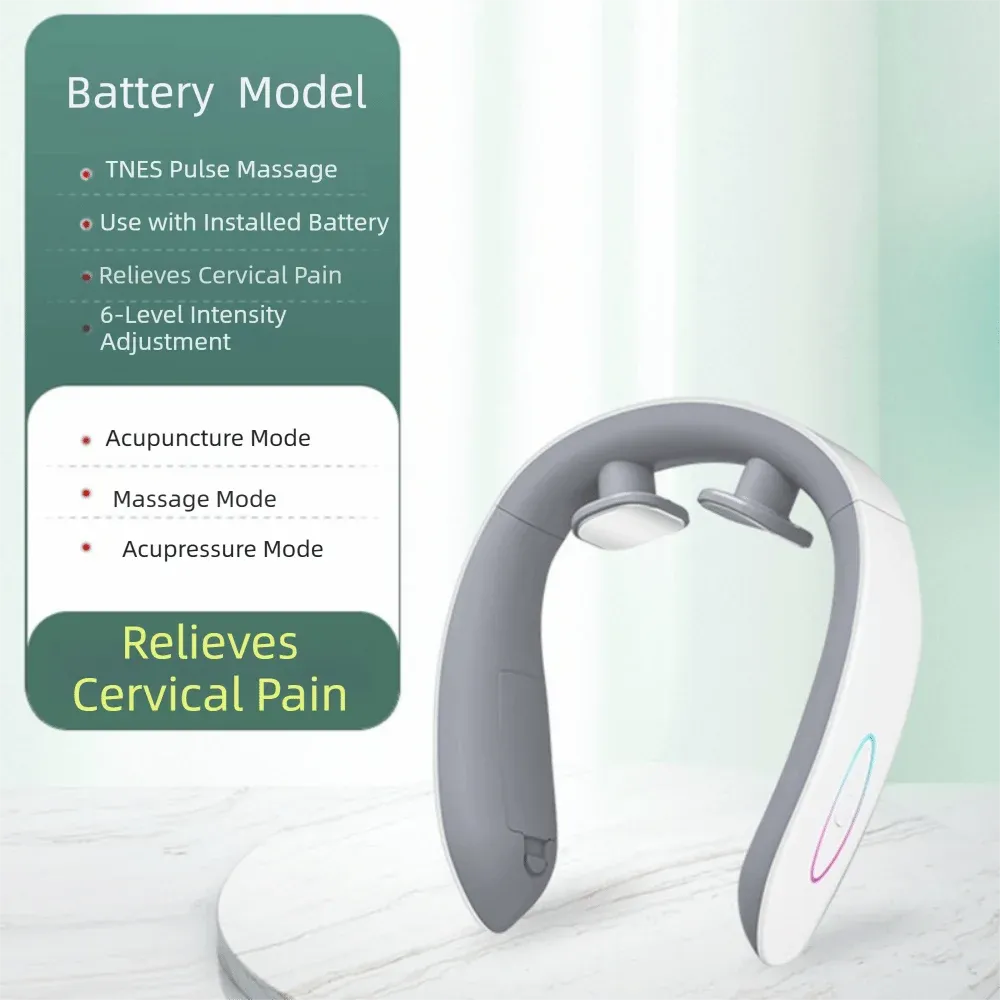 Masseur cervical intelligent à 8 têtes avec compresse chaude, ergonomique et portable pour un usage à domicile 9