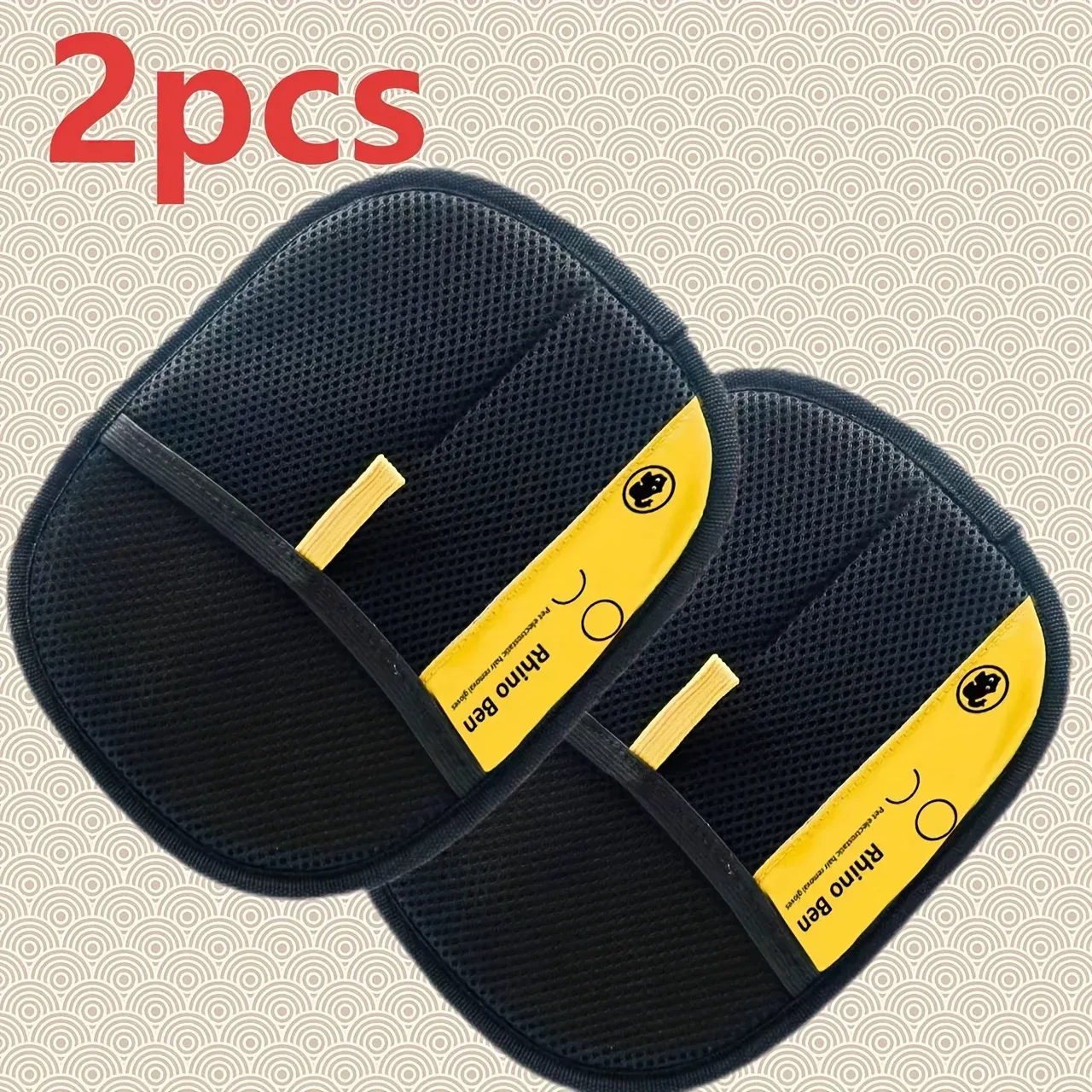 Gants de toilettage pour animaux de compagnie (lot de 2), brosse double face pour chat, anti-perte 7