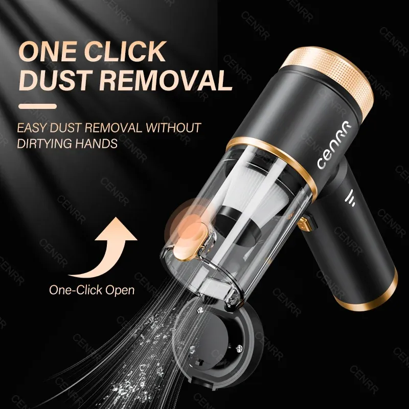 CENRR 998000PA Aspirateur de voiture sans fil portable et compact, avec fonction soufflerie 6