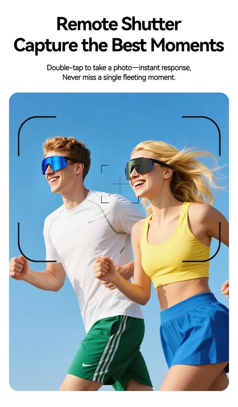 Lunettes Bluetooth Lenovo, vue de face