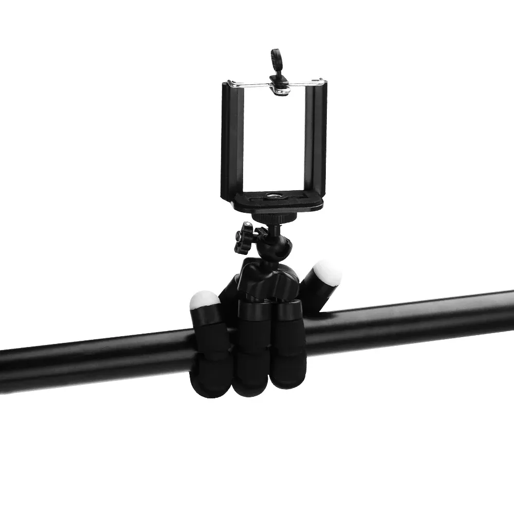 Mini trépied poulpe flexible pour smartphone et caméra, avec pince de fixation 4
