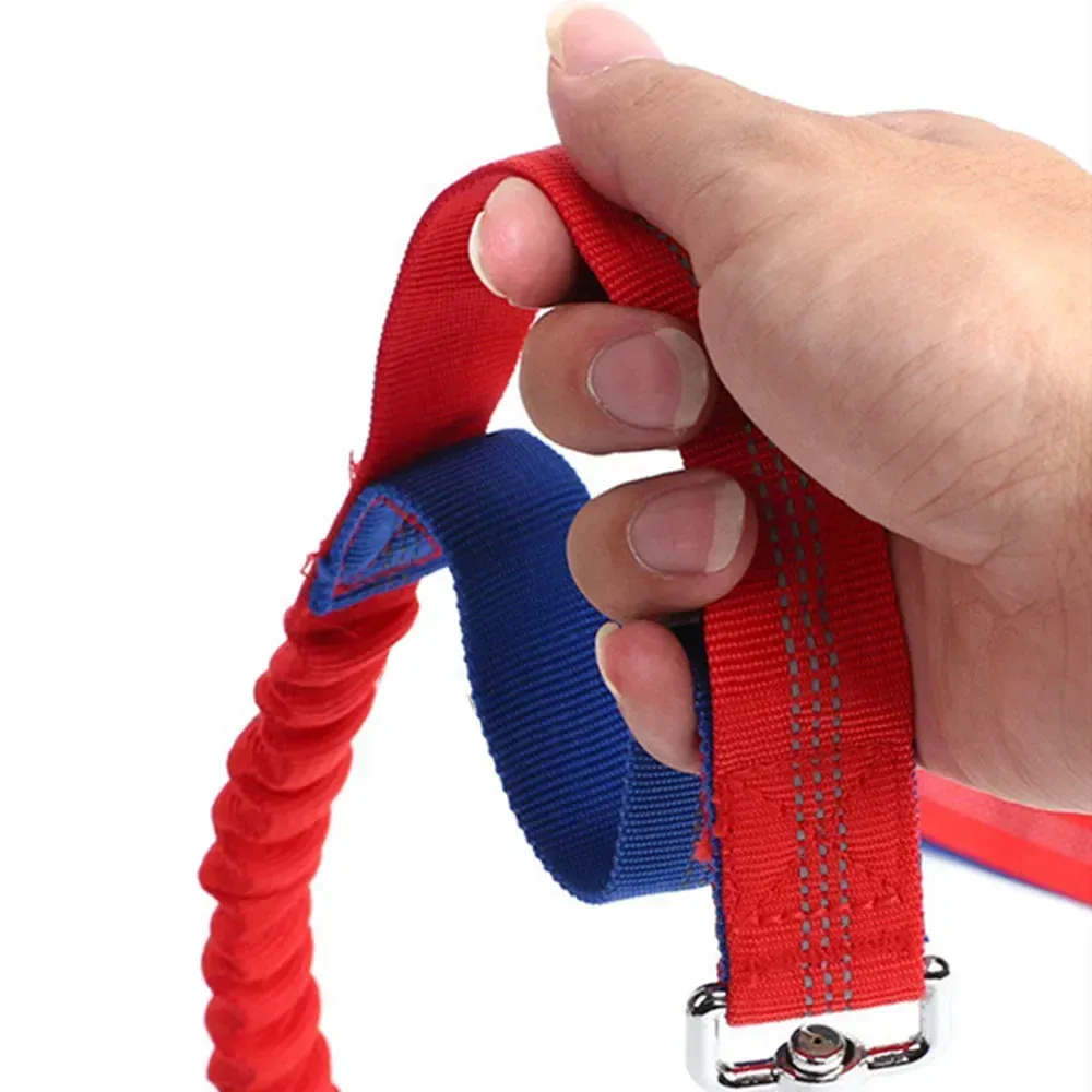 Laisse rétractable pour chien à main libre avec corde réglable, idéale pour la course à pied, le jogging et le cyclisme, adaptée aux gros chiens 5