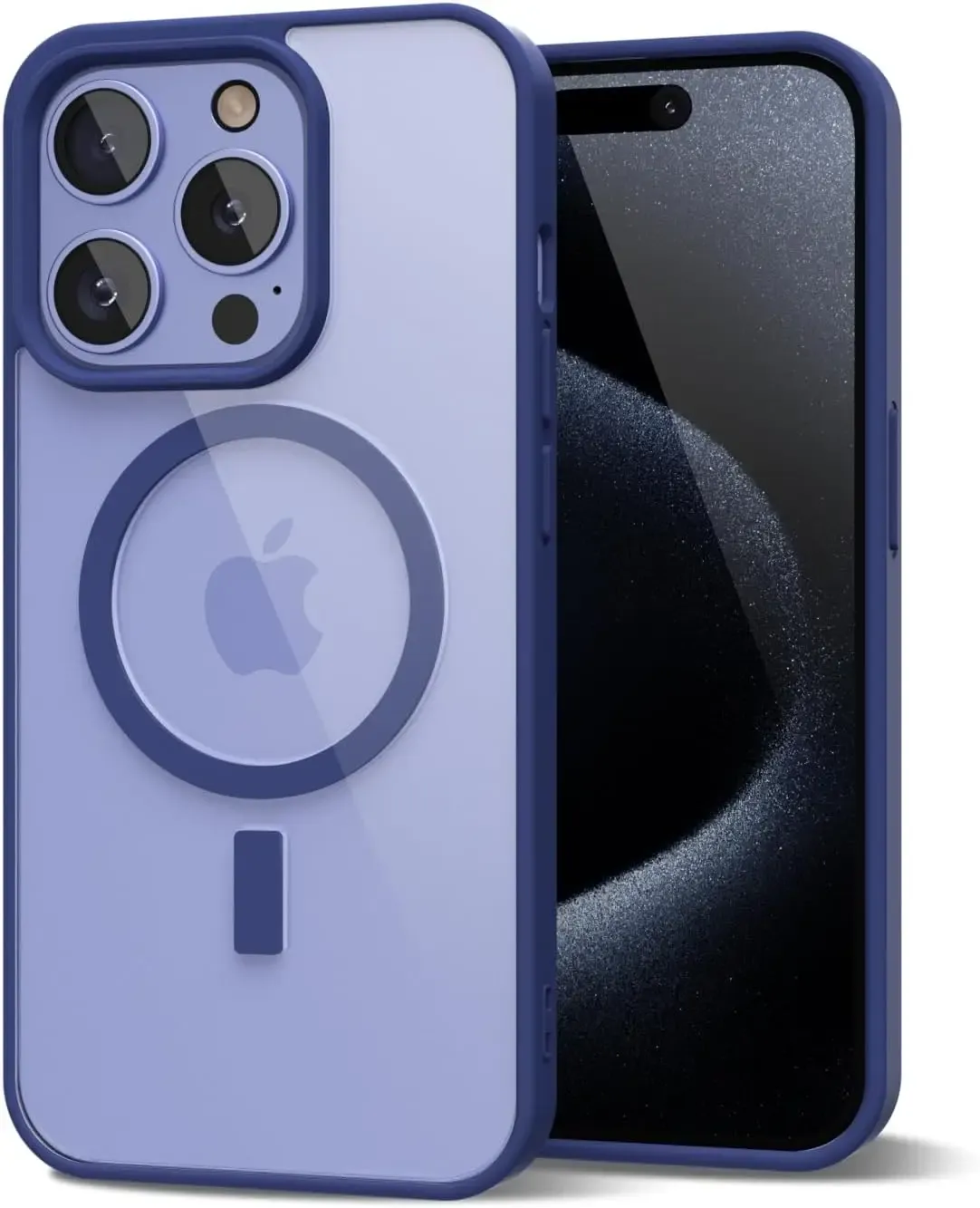 Coque hybride non jaunissante compatible MagSafe pour iPhone 16 Pro Max, 16 Pro, 16, 15 Plus, 15, 14, 13 Mini, 13, 12, 11, SE et 8 8