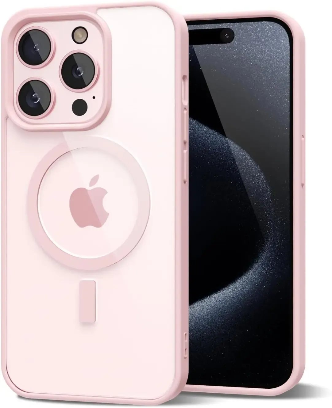 Coque hybride non jaunissante compatible MagSafe pour iPhone 16 Pro Max, 16 Pro, 16, 15 Plus, 15, 14, 13 Mini, 13, 12, 11, SE et 8 14