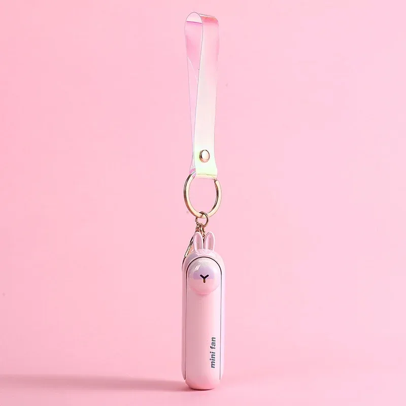 Mini ventilateur portable mignon avec batterie rechargeable USB, refroidissement de table et de bureau, utilisable à une main, idéal pour le chevet et le bureau 8