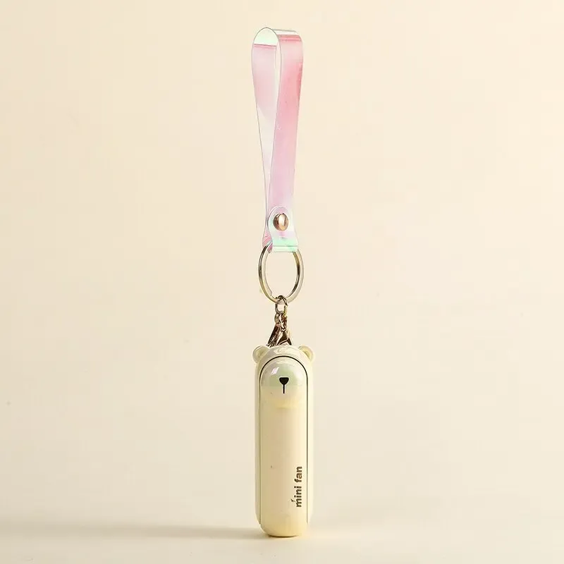 Mini ventilateur portable mignon avec batterie rechargeable USB, refroidissement de table et de bureau, utilisable à une main, idéal pour le chevet et le bureau 10
