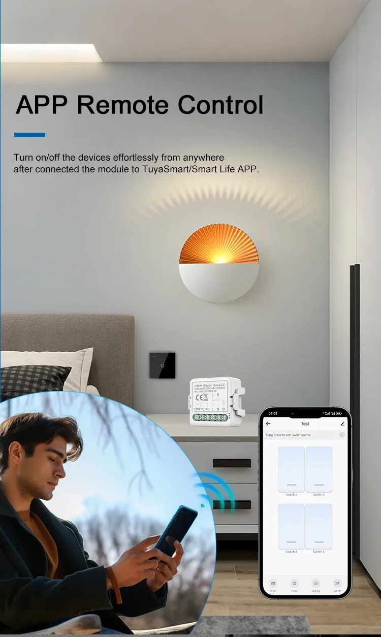 Détails du module de commutation WiFi