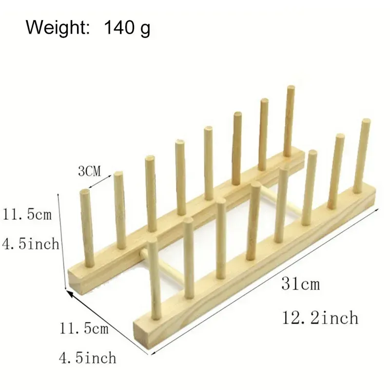 Égouttoir à vaisselle en bois, détails de finition