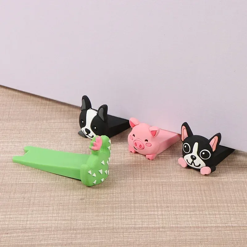 Butée de porte en silicone réutilisable à amortissement pour la maison - Image 1
