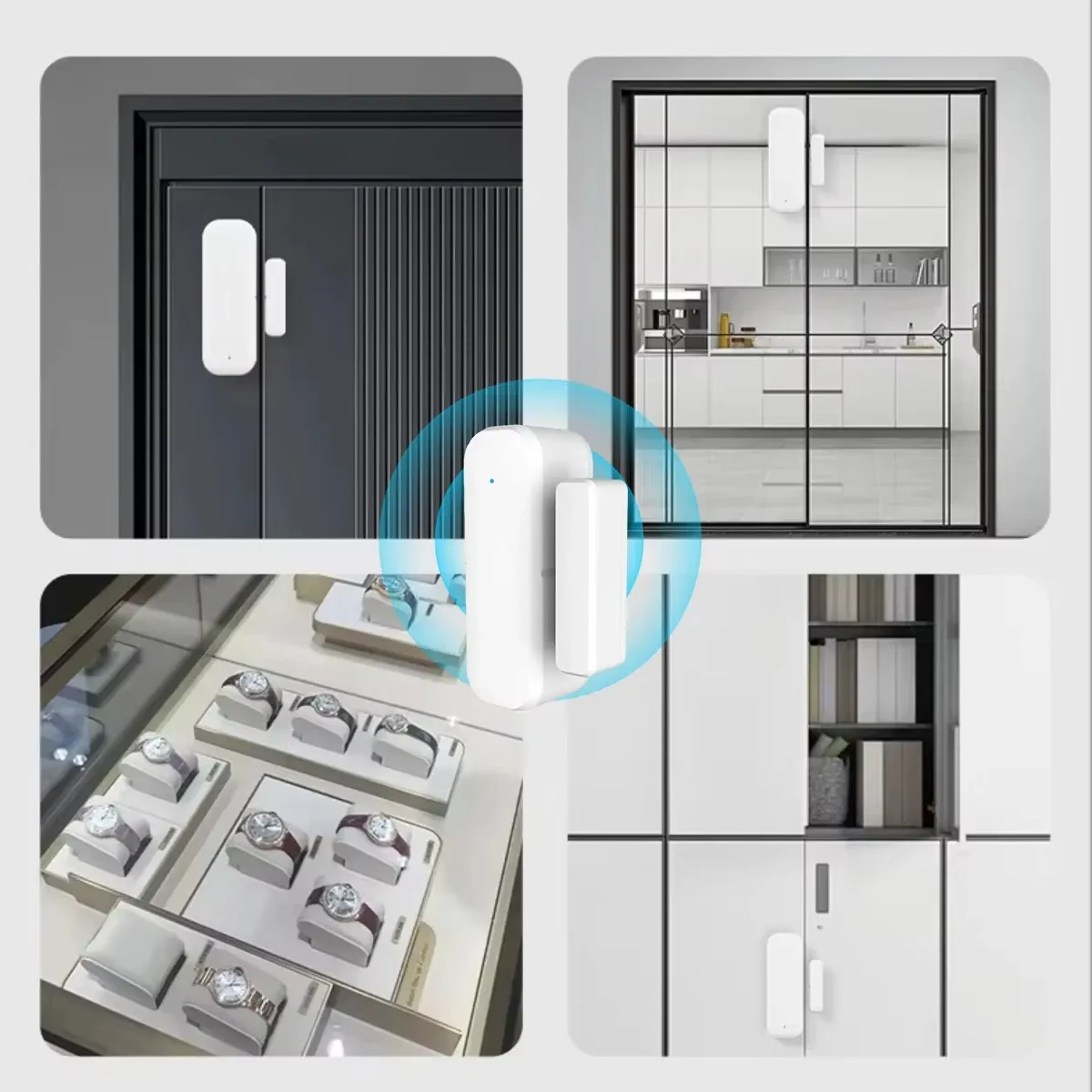Capteur de porte intelligent dans un intérieur moderne