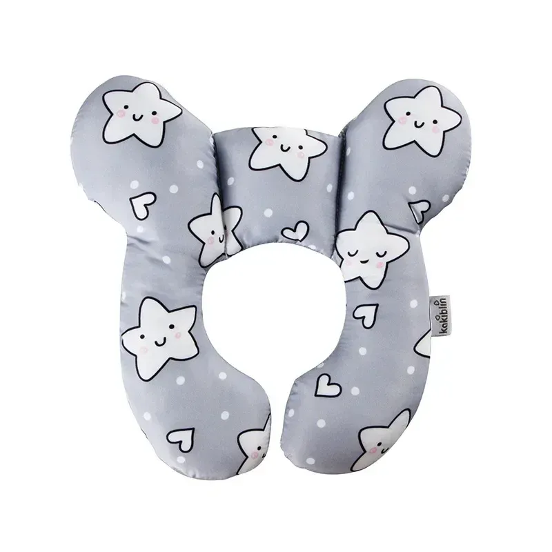 Oreiller de protection en forme de U pour bébé, coussin de siège auto de voyage avec soutien de la tête et du cou pour nouveau-nés et tout-petits de 0 à 3 ans 12