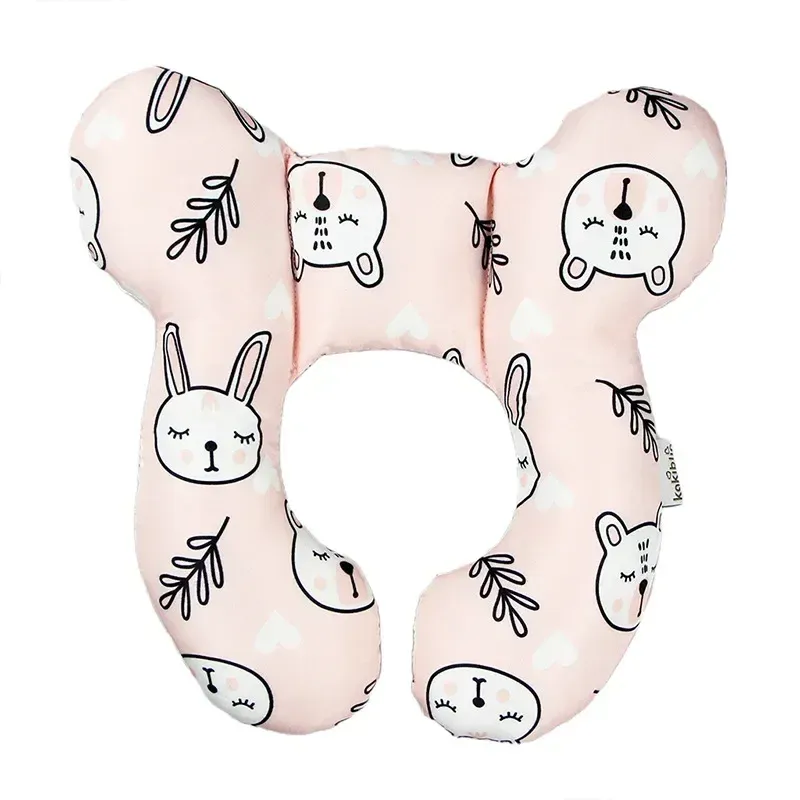 Oreiller de protection en forme de U pour bébé, coussin de siège auto de voyage avec soutien de la tête et du cou pour nouveau-nés et tout-petits de 0 à 3 ans 8