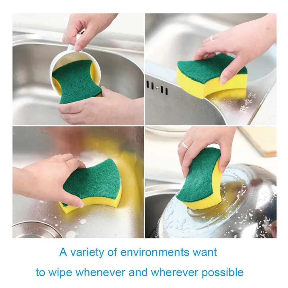 Éponges magiques Nano à récurer, lot de 20 ou 30 pièces, pour la cuisine, éponges à vaisselle, élimination efficace de la rouille et des taches tenaces sur casseroles et ustensiles, kit de brosses de nettoyage 6