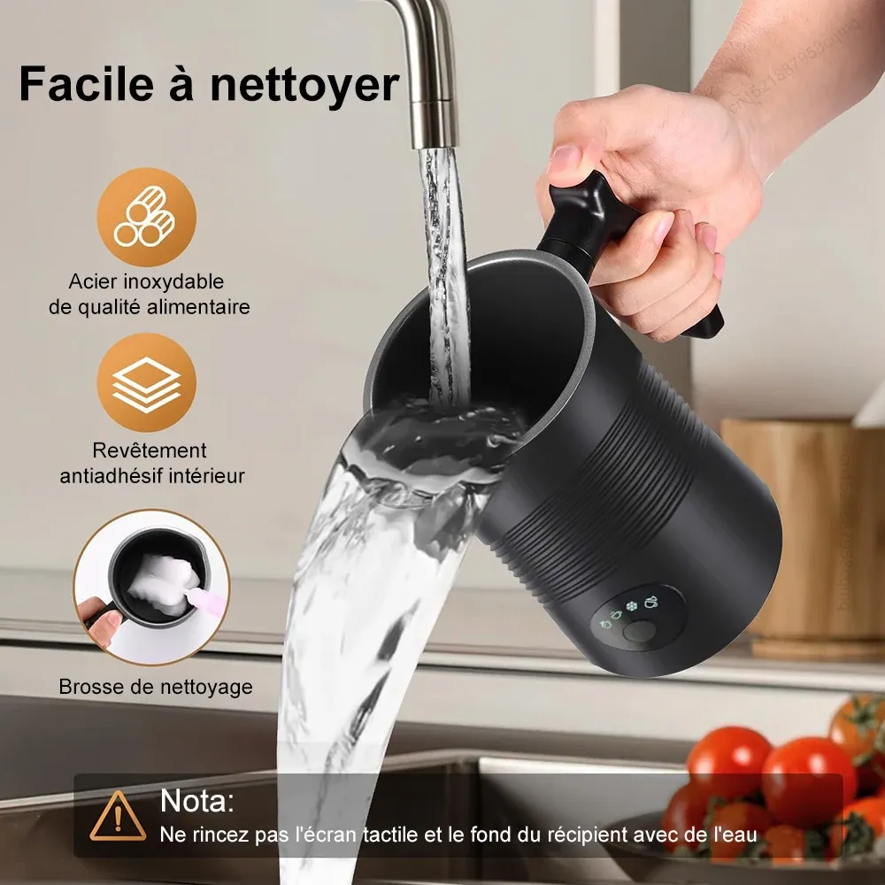 Mousseur à lait en cuisine