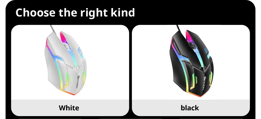 Souris F1 avec éclairage activé