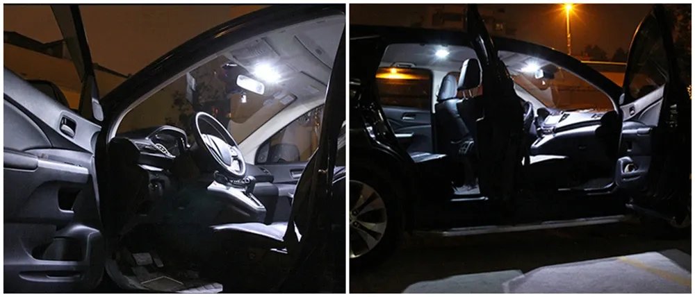 Ensemble d'ampoules LED pour intérieur de voiture