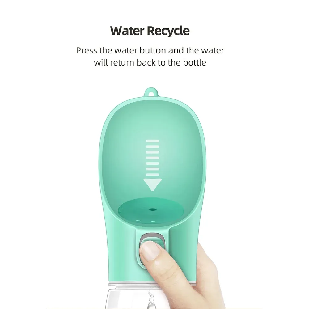 Gourde portable pour chien, design