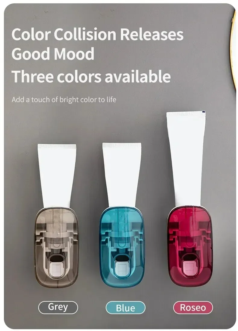 Distributeur automatique de dentifrice mural