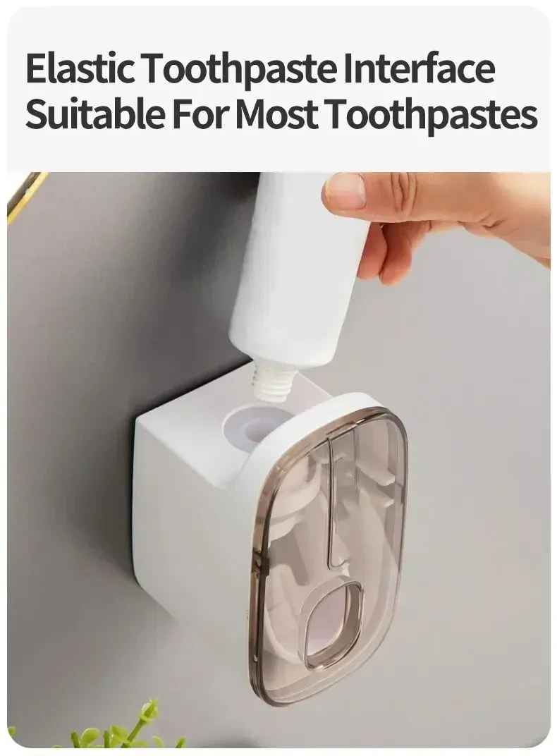 Distributeur automatique de dentifrice mural