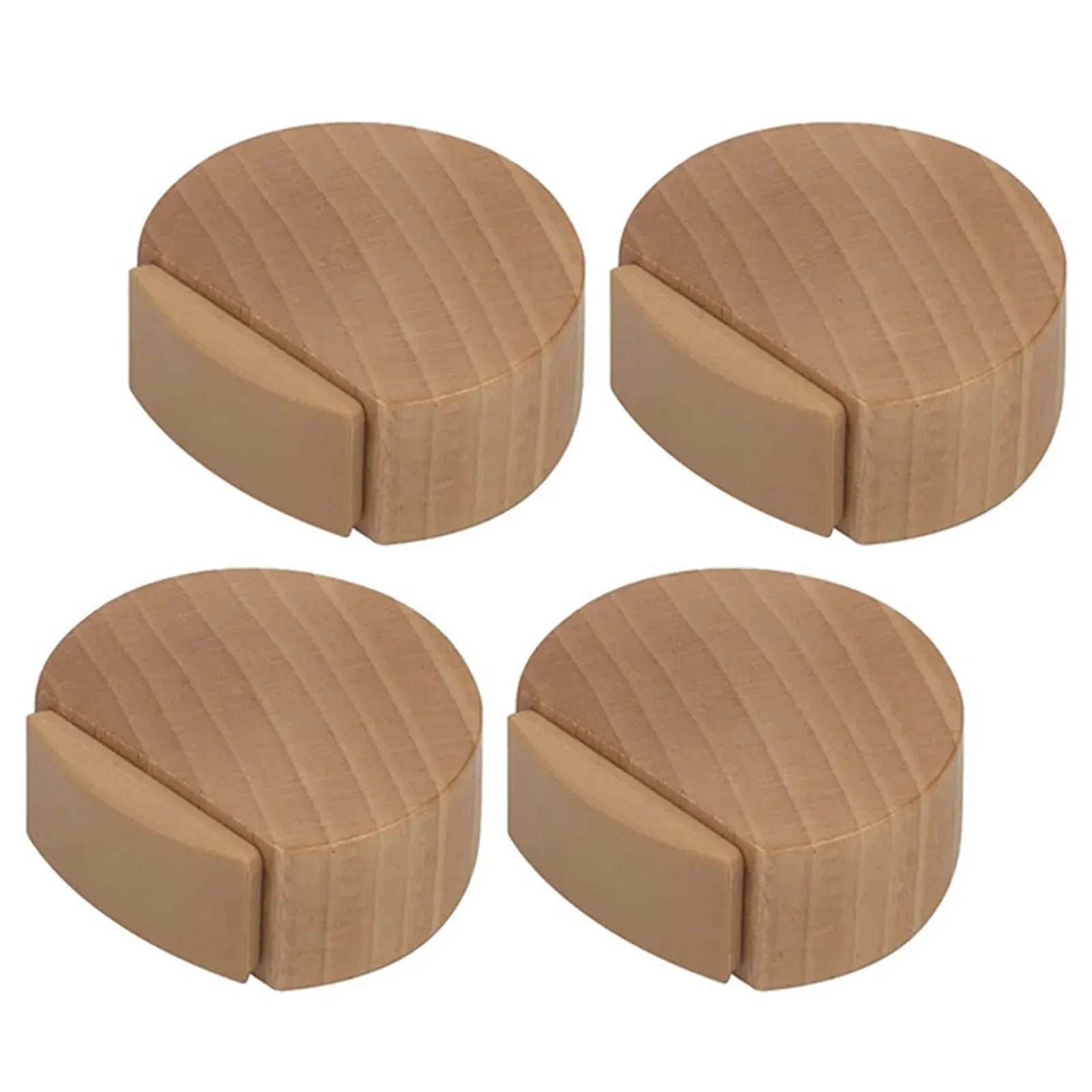 Butée de porte en bois naturel au design moderne