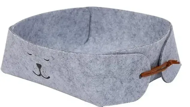 Plateau à dés hexagonal en feutre avec boîte de rangement pliable 10