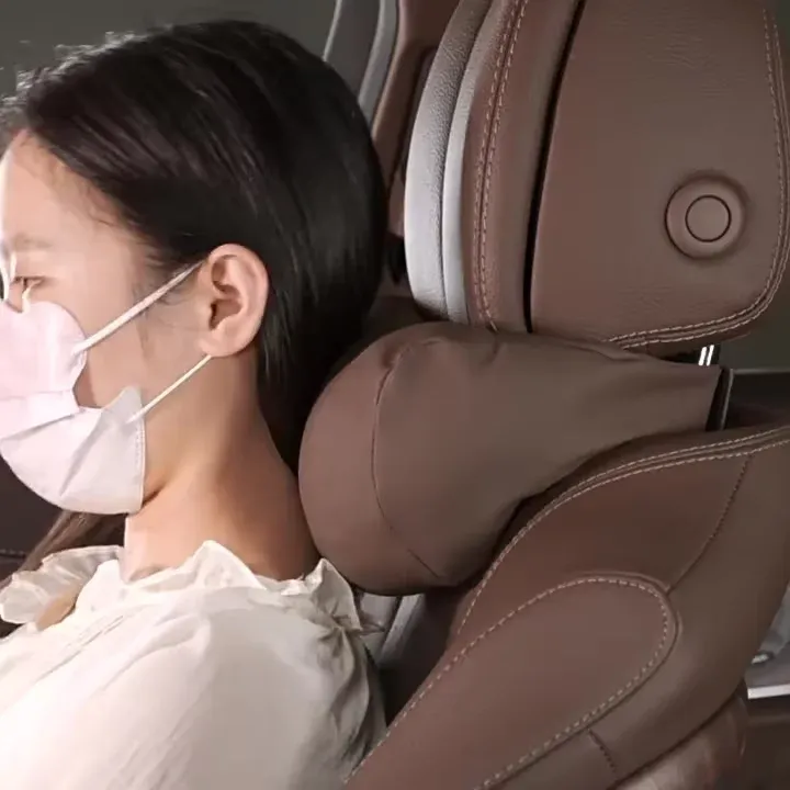 Coussin d'appui-tête universel pour siège auto, oreiller de voyage 3D pour le cou, doux et confortable 2