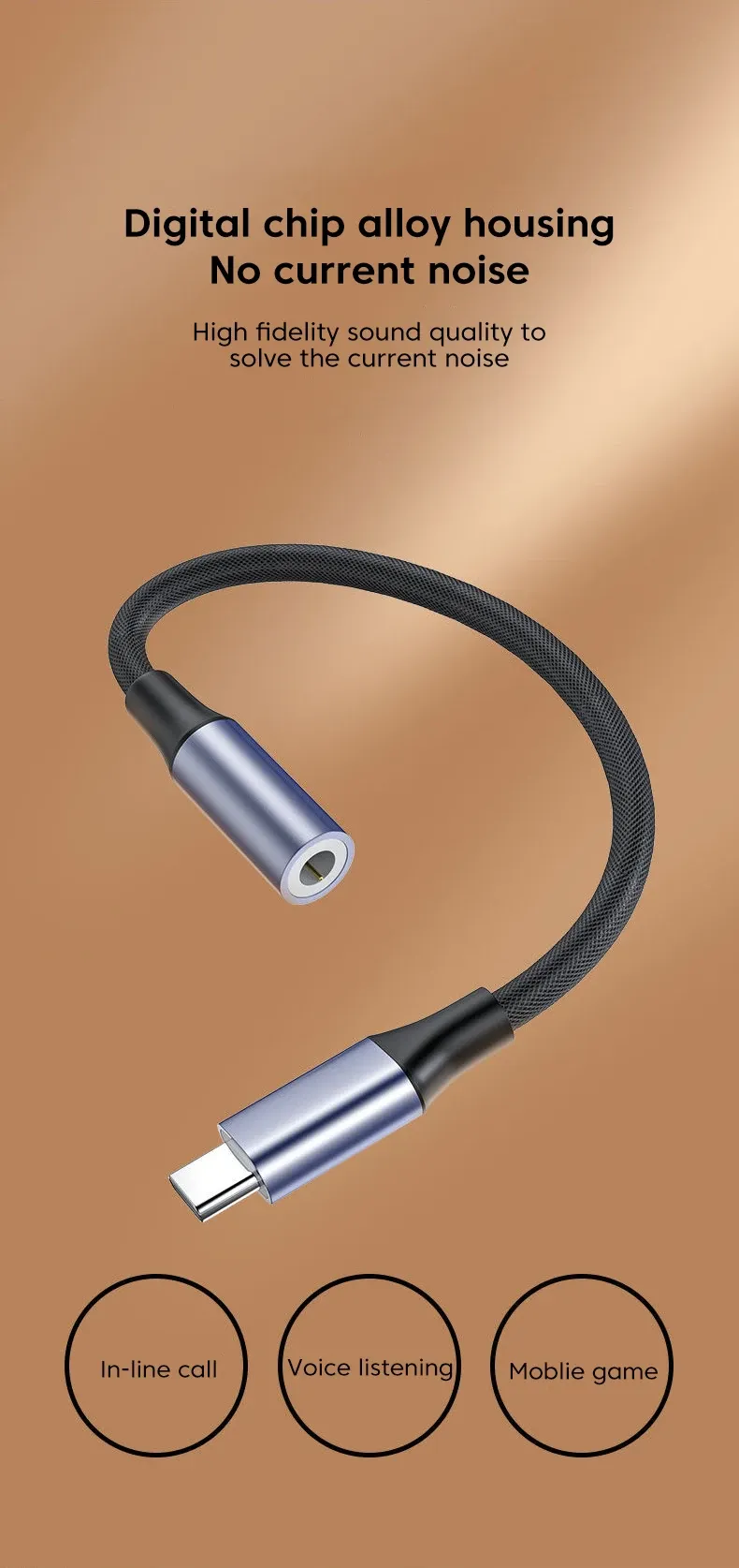 Câble adaptateur en situation