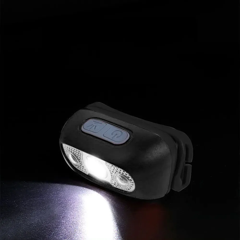 Lampe frontale rechargeable USB 500 lumens avec détecteur de mouvement, LED ultra-lumineuse pour la course à pied et la pêche 5