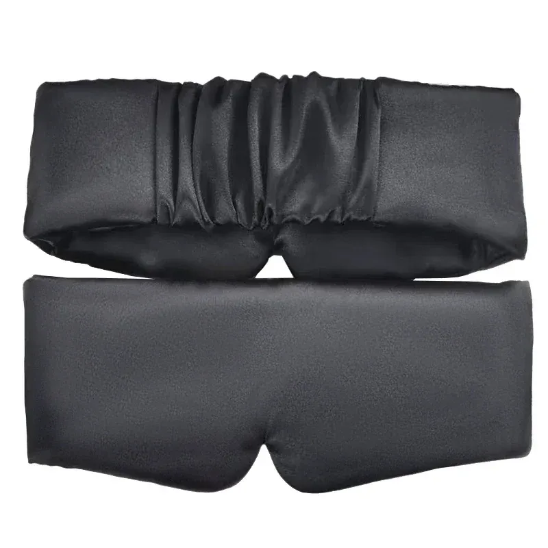 Masque de sommeil confortable en satin de soie, pour femmes et hommes 8
