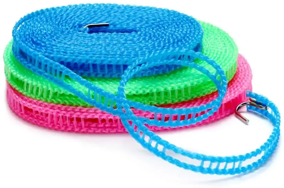 Corde à linge portable pour l'extérieur