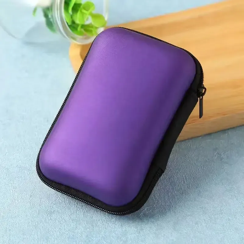 Sac de rangement de voyage pour accessoires électroniques, étui de rangement pour écouteurs, pochette zippée, organisateur de câbles portable 7