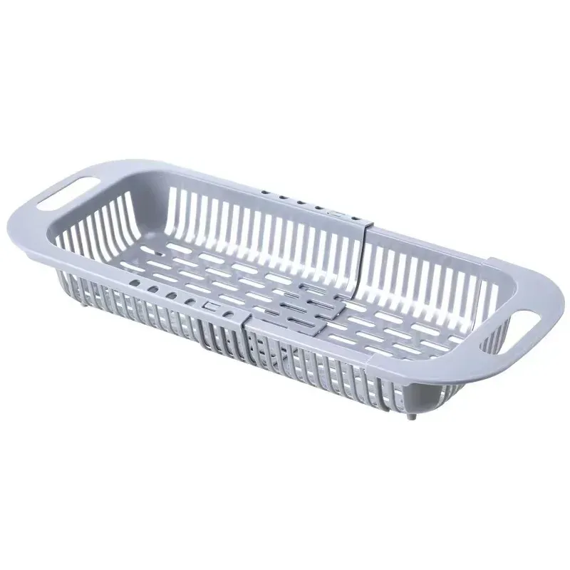 Panier égouttoir extensible à poser sur l'évier pour légumes et fruits 8