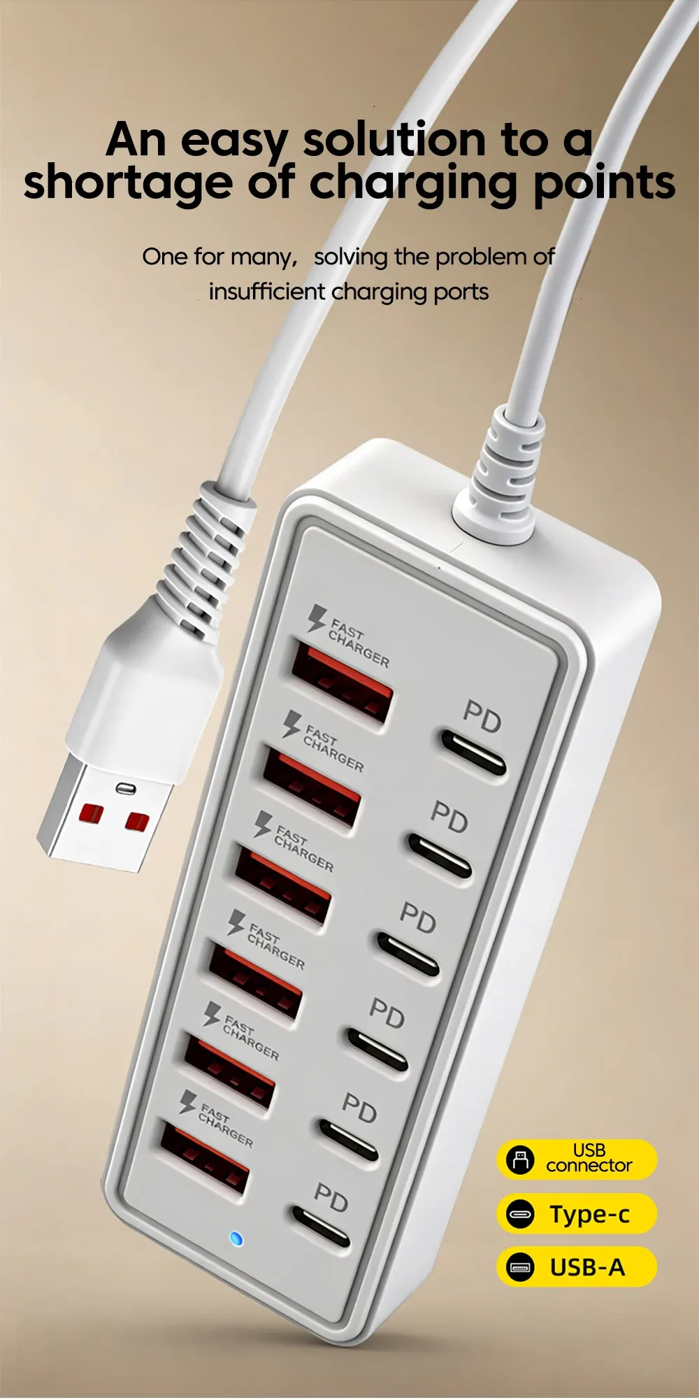 Recharge simultanée de plusieurs appareils