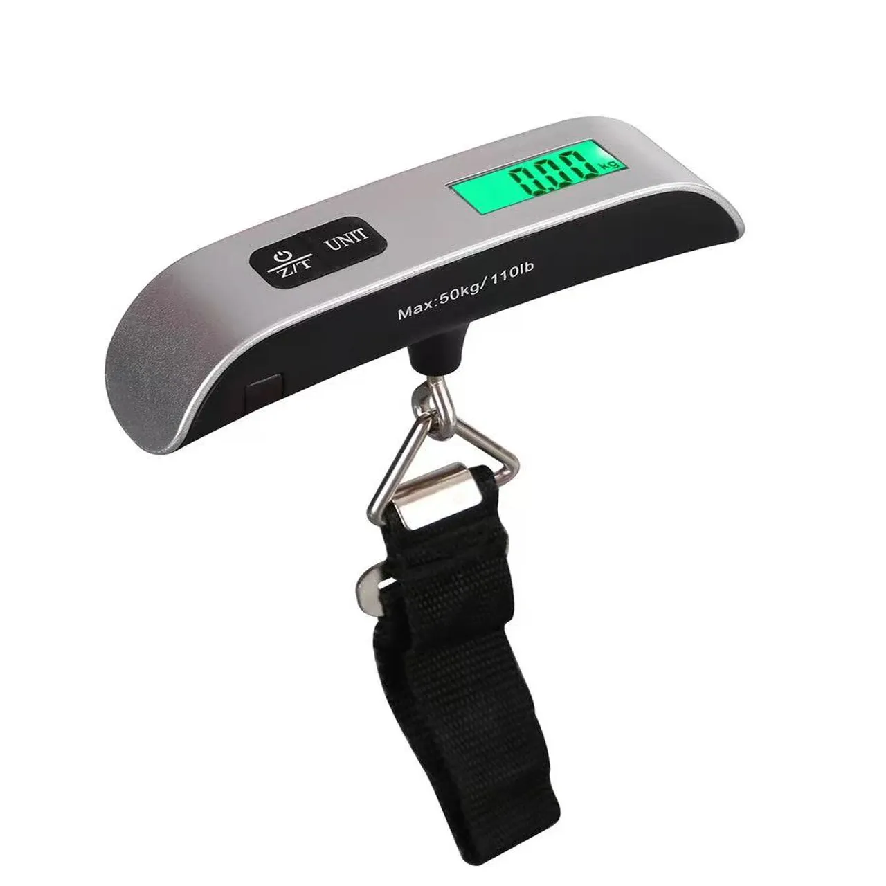 Balance électronique portable à écran LCD pour bagages de voyage, capacité 50 kg / 110 lb 7
