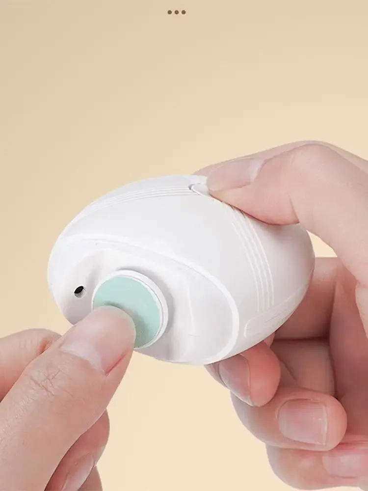 Coupe-ongles électrique rechargeable avec lumière LED, fonction ponçage et polissage, pour bébé et adulte 3