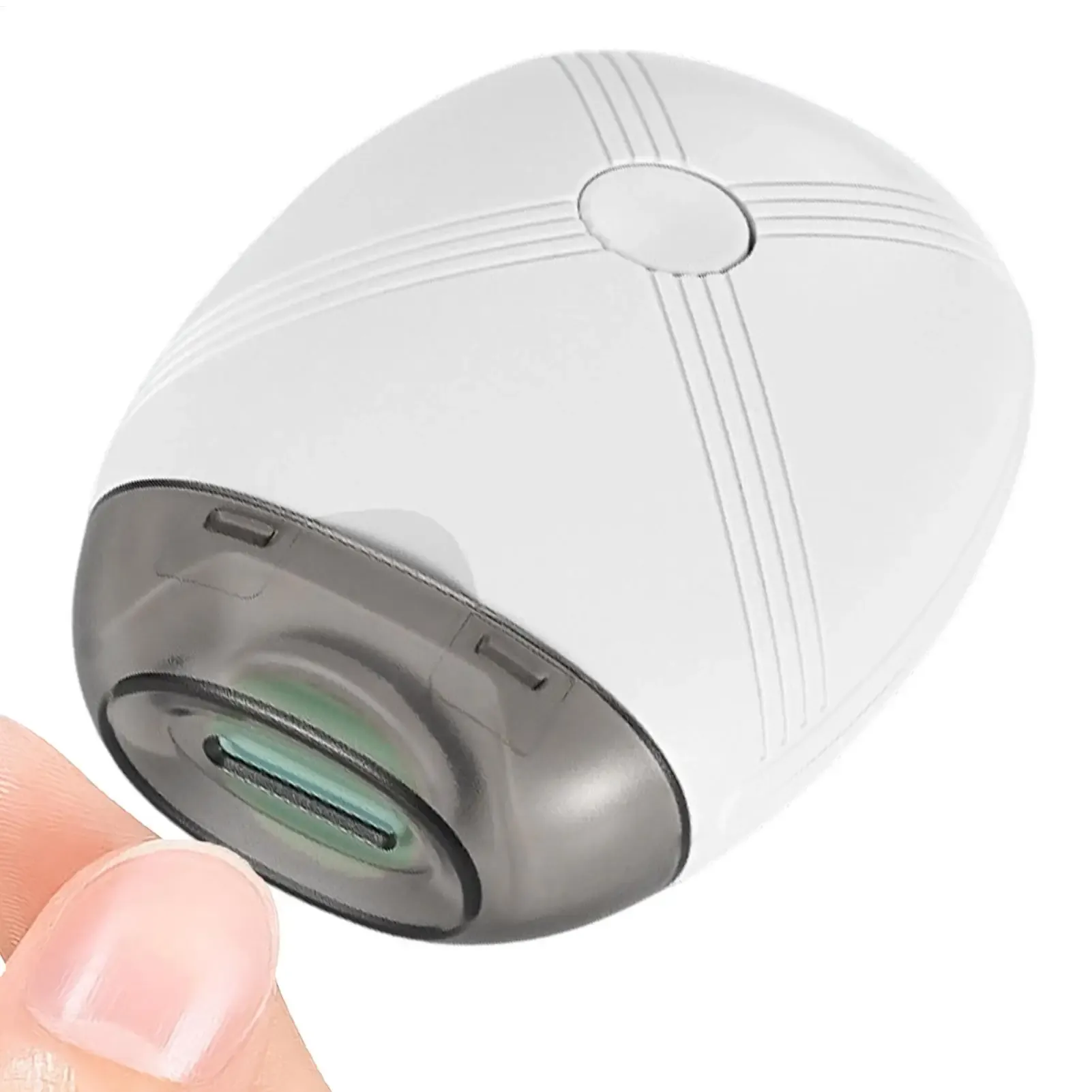 Coupe-ongles électrique rechargeable avec lumière LED, fonction ponçage et polissage, pour bébé et adulte 2