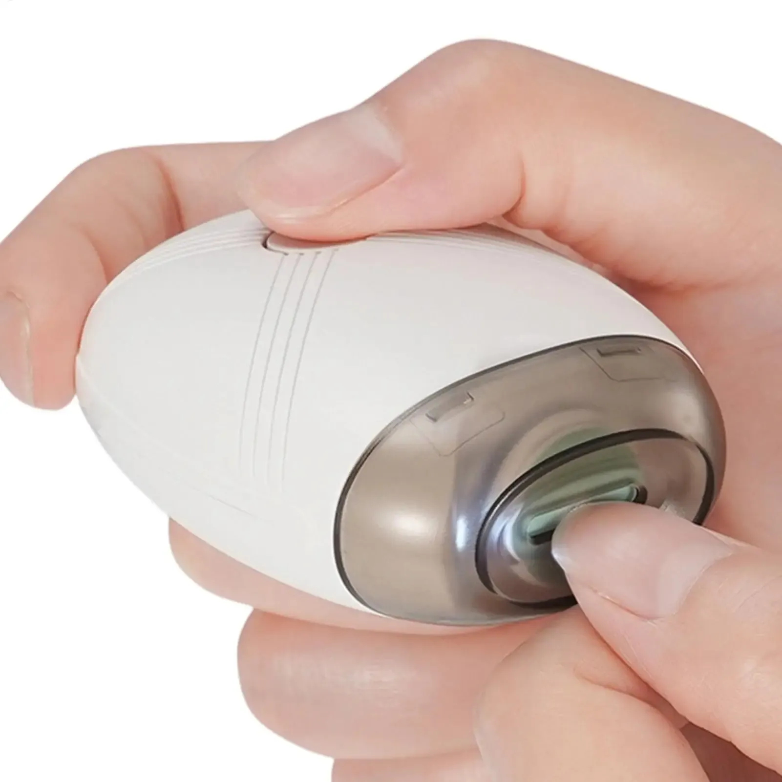 Coupe-ongles électrique rechargeable avec lumière LED, fonction ponçage et polissage, pour bébé et adulte - Image 1