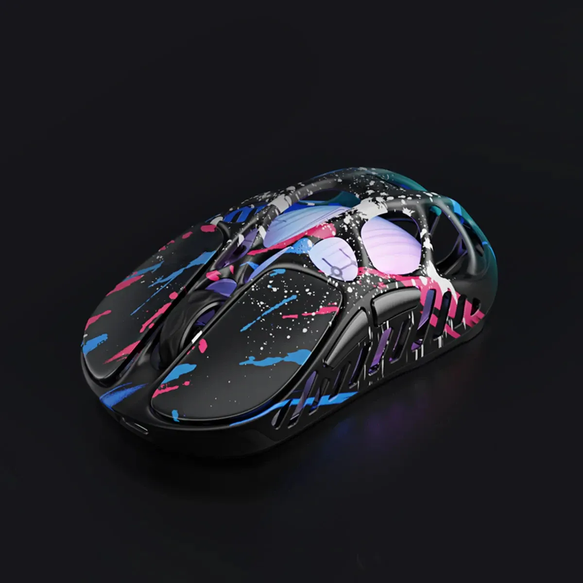 Détail du design de la souris GravaStar Mercury X Pro