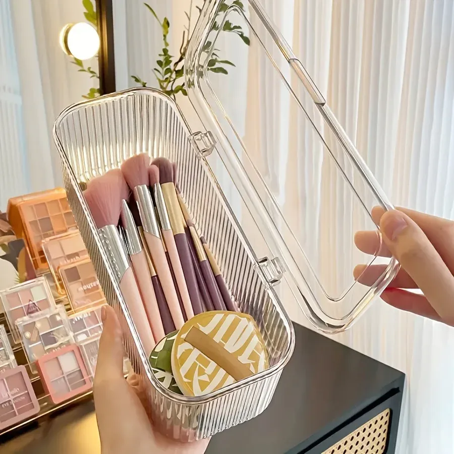 Organisateur de maquillage présenté dans un espace beauté