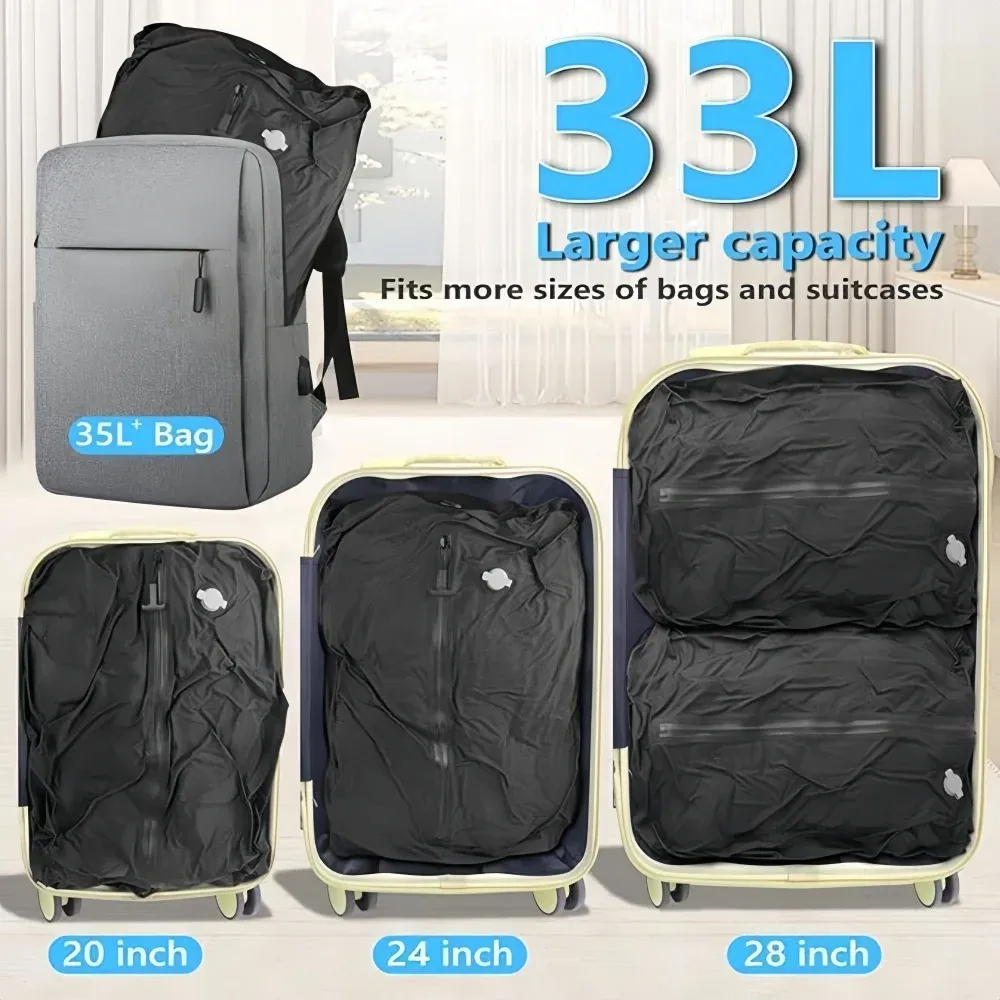 Sac de compression en situation
