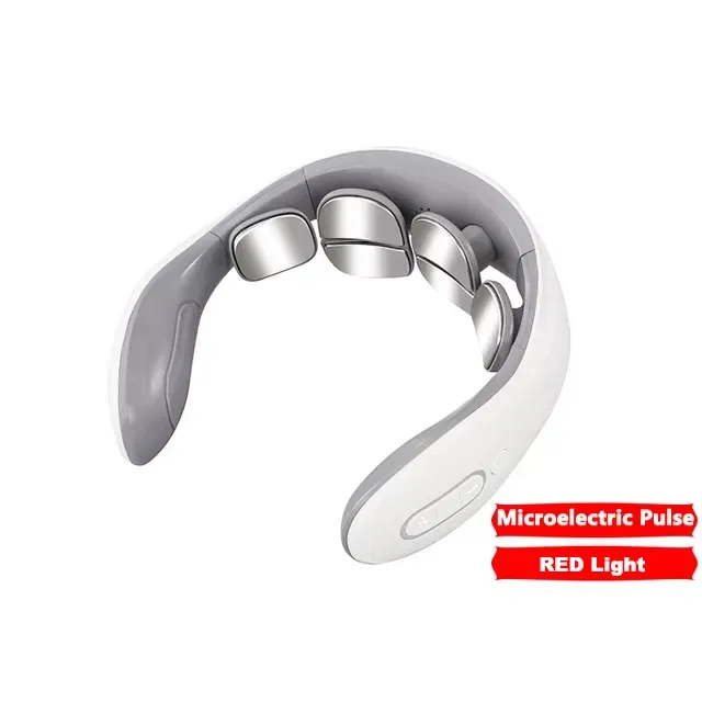 Masseur de cou intelligent pour adultes, 5 modes de massage, appareil ergonomique portable pour le cou, idéal pour la relaxation au bureau, à la maison et en voyage 7