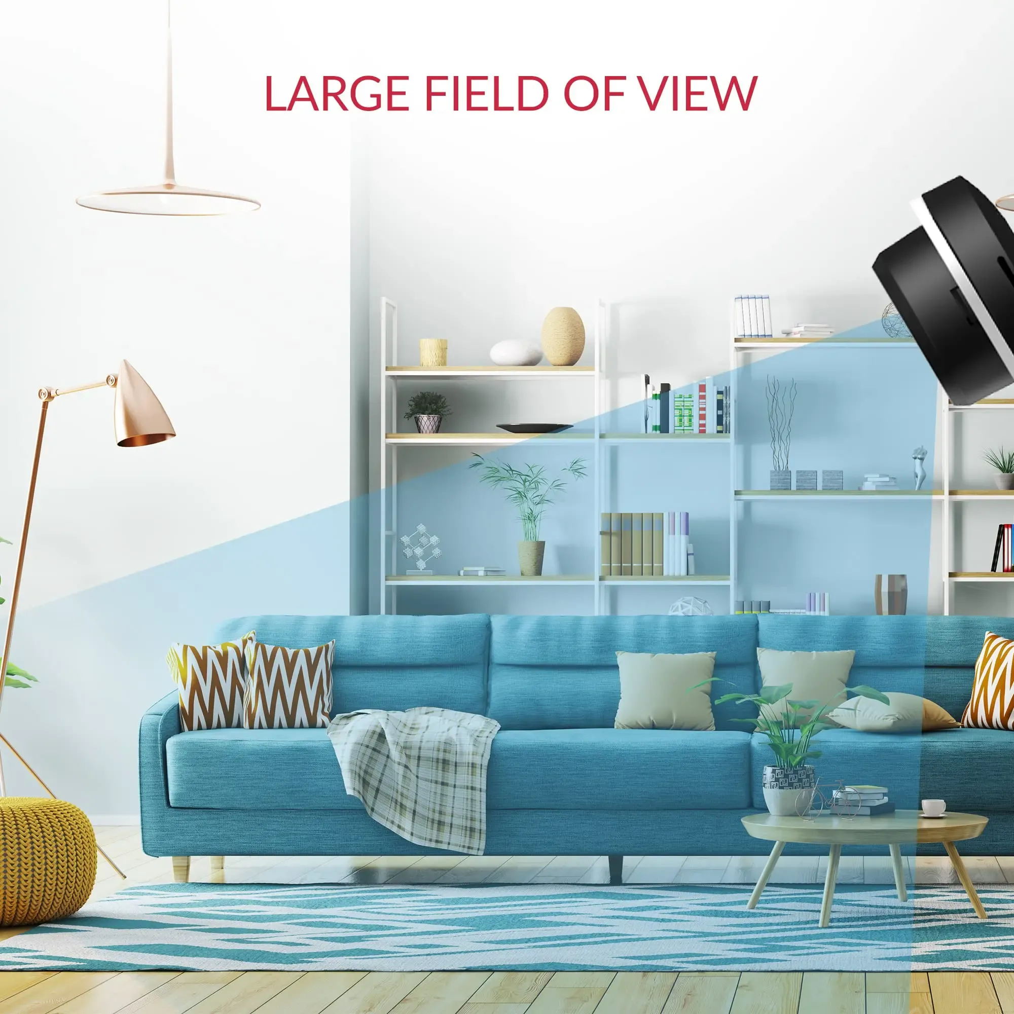 YI 2K 3MP Caméras 2/4 Pack Système de Sécurité IP HomeKit avec Vision Nocturne pour Bureau, Bébé, Nounou et Animaux de Compagnie, Wi-Fi, Vidéosurveillance 4
