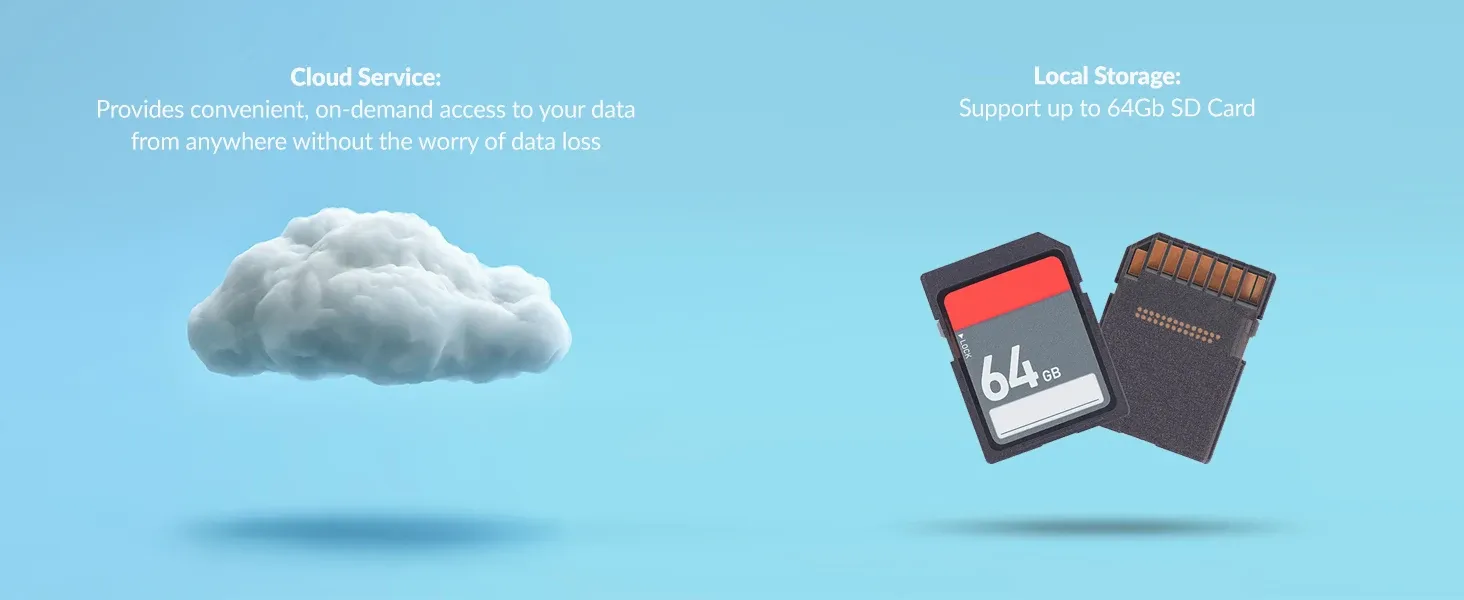 Stockage local et cloud de la caméra YI