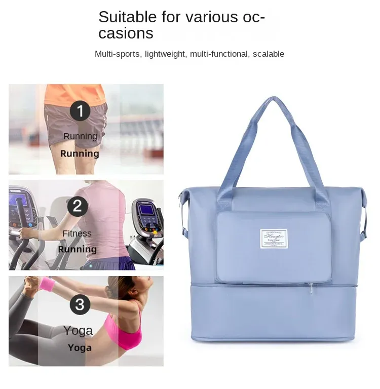 Sac de voyage extensible, détail des finitions