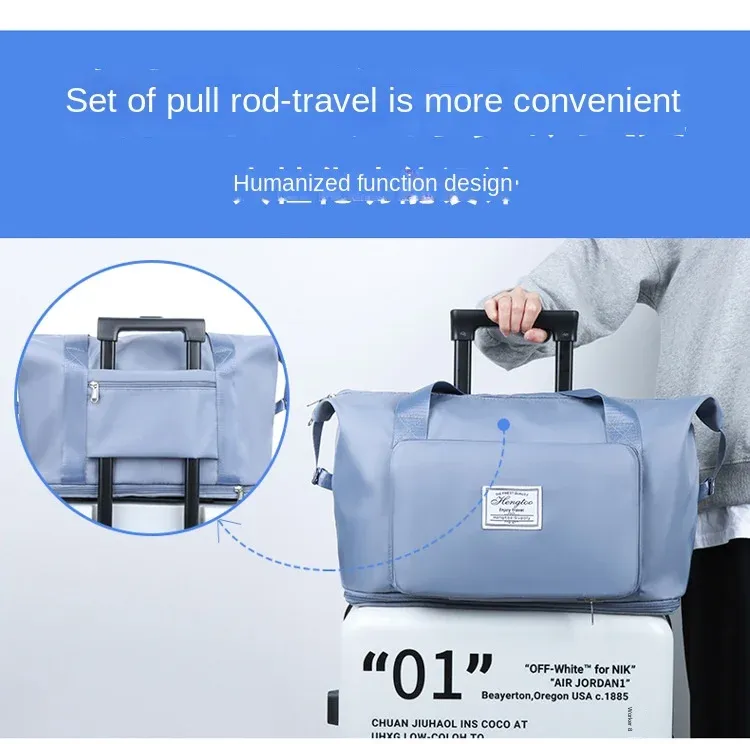 Sac de voyage extensible, poignées de transport