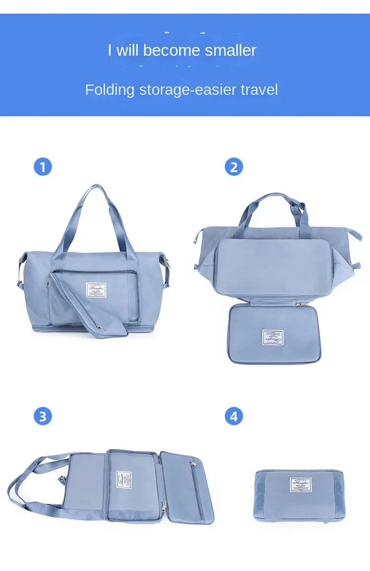 Sac de voyage extensible, organisation intérieure