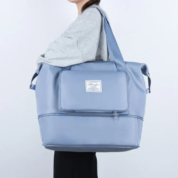 Sac de voyage extensible, vue de face